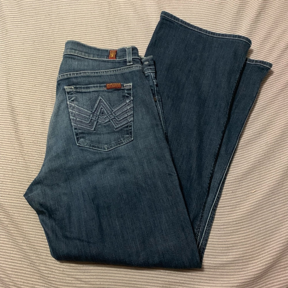 7 for all mankind wide leg jeans